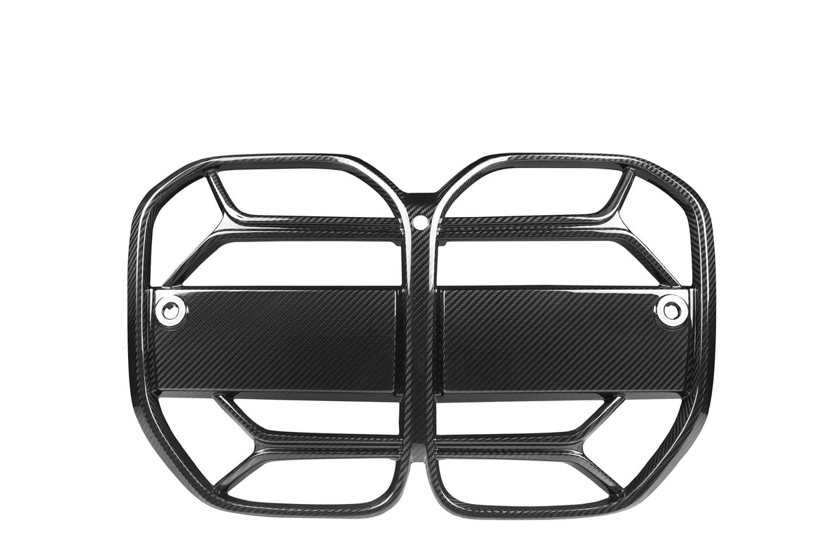 4 Series Coupe/Convertible G22/G23 CSL Style Dry Carbon Fiber Grill With or Without ACC