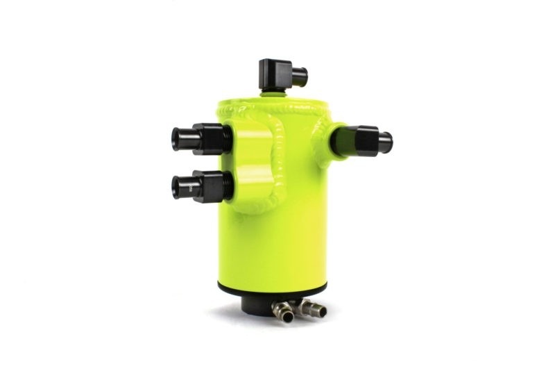 PERRIN Air Oil Separator (Neon Yellow) - 2002-2014 Subaru WRX / 2004-2021 STI
