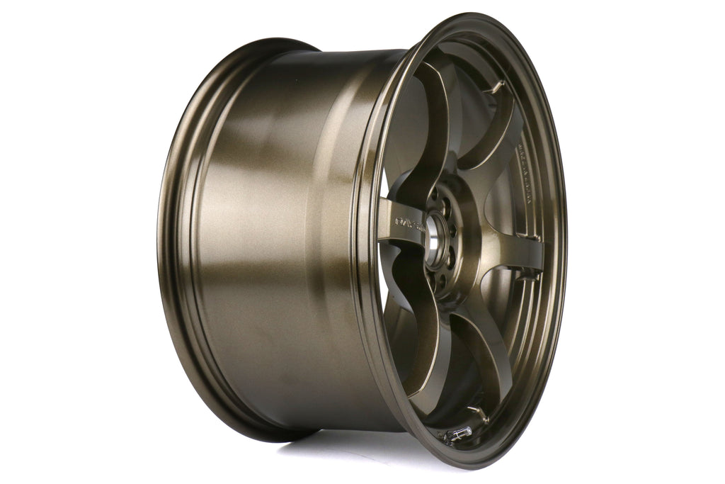 Gram Lights 57DR Almite Gold 18x9.5 +38mm 5x100 (Single Wheel) - 2013-2024 Subaru BRZ / Scion FR-S / Toyota GR86 / 2014-2018 Subaru Forester