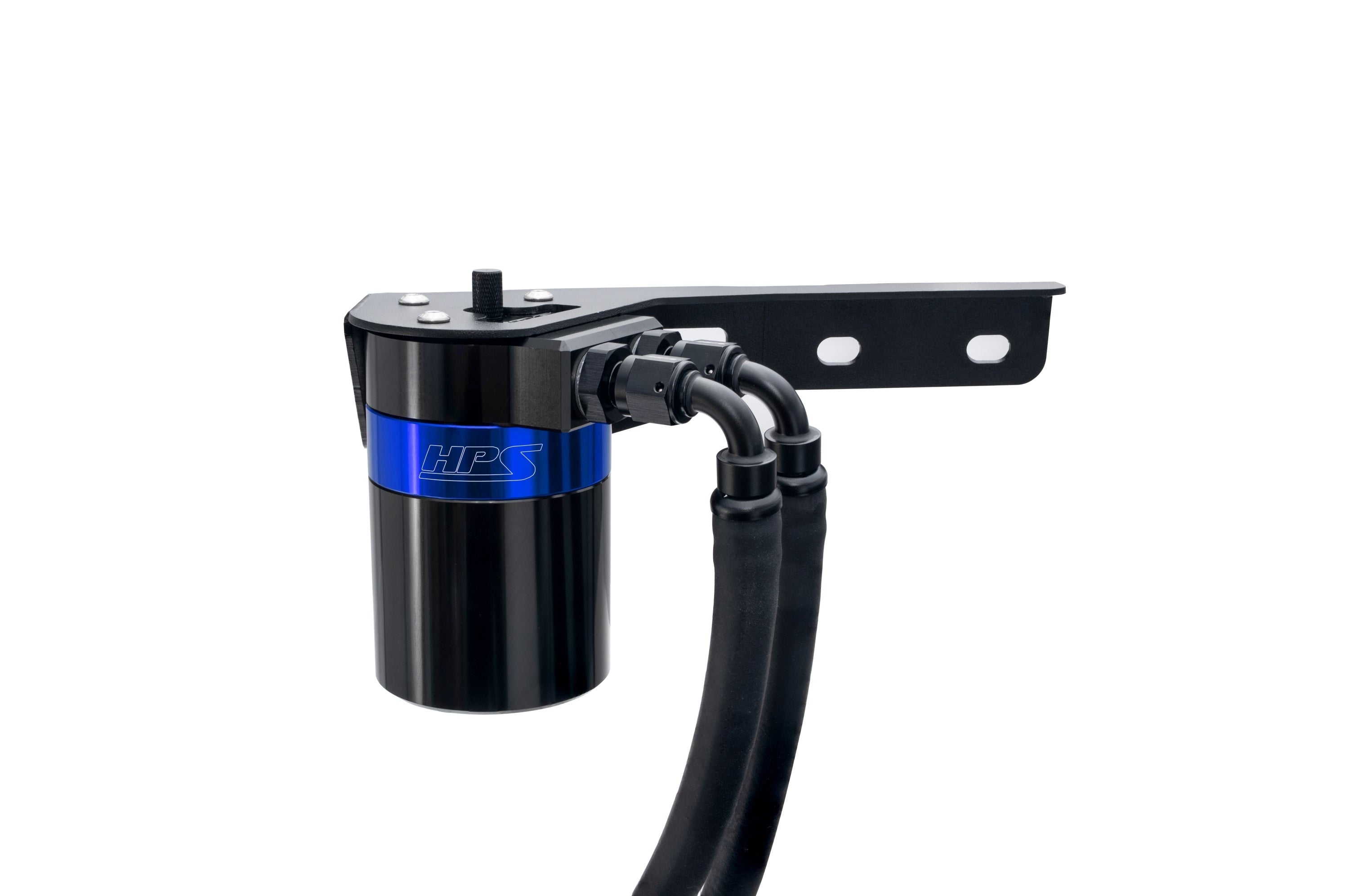 HPS Performance Aluminum Oil Catch Can Kit 2019-2026 Acura RDX 2.0L Turbo, Blue, 860-015BL