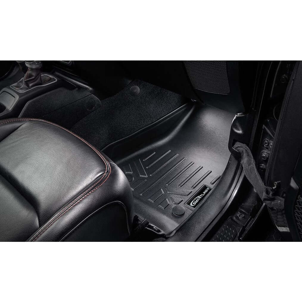 SMARTLINER Floor Liners for 2021-2026 Jeep Wrangler 4xe (With Trail-Rail system)