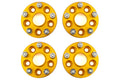 ISC Suspension 5x100 to 5x114.3 25mm Wheel Adapters Gold - Subaru Models (inc. 2002-2014 WRX)