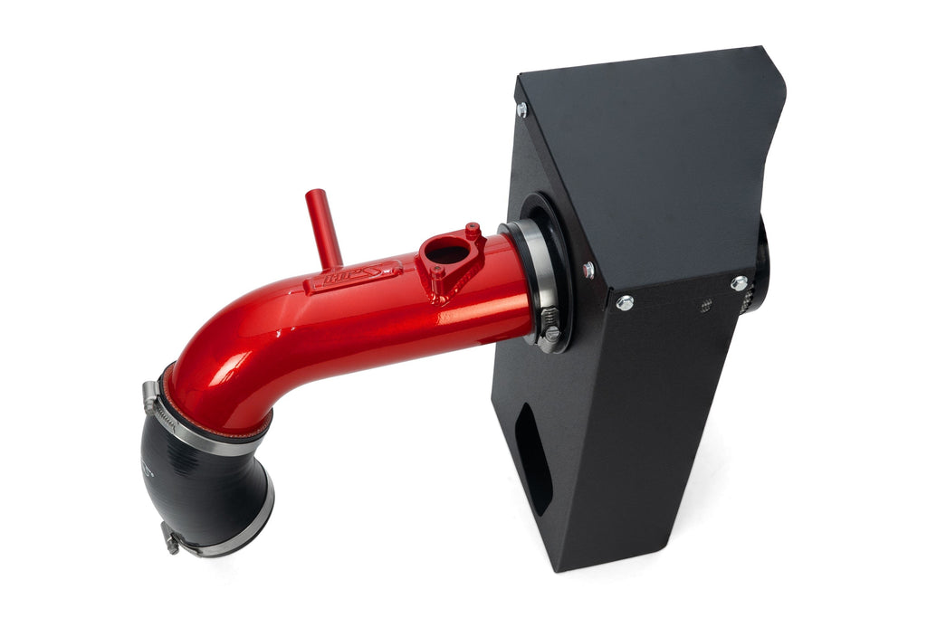 HPS Performance Air Intake Kit with Heat Shield, 2019-2025 Toyota RAV4 Hybrid 2.5L, Red, 827-768R