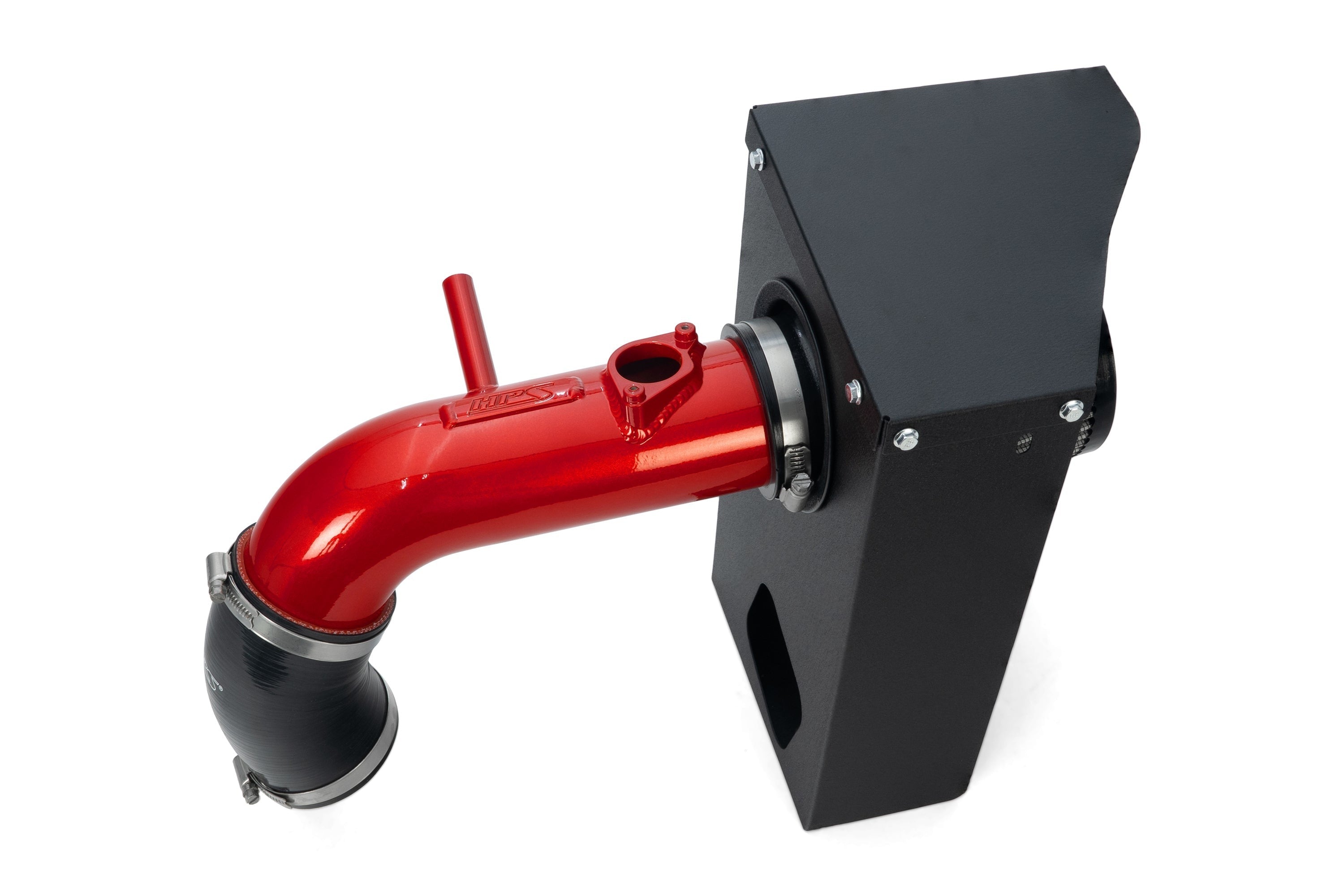 HPS Performance Air Intake Kit with Heat Shield, 2019-2025 Toyota RAV4 Hybrid 2.5L, Red, 827-768R