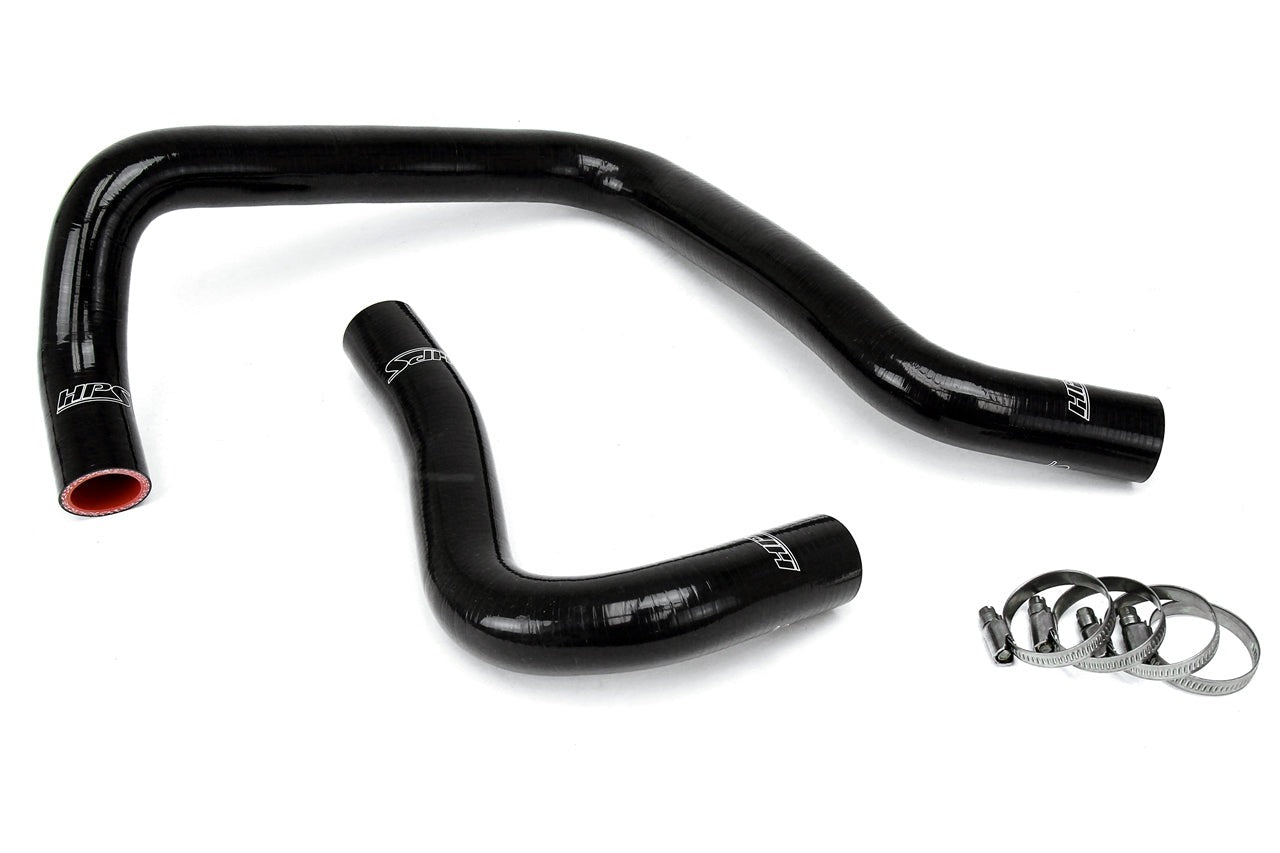 HPS Black Reinforced Silicone Radiator Hose Kit Coolant Acura 94-01 Integra B20