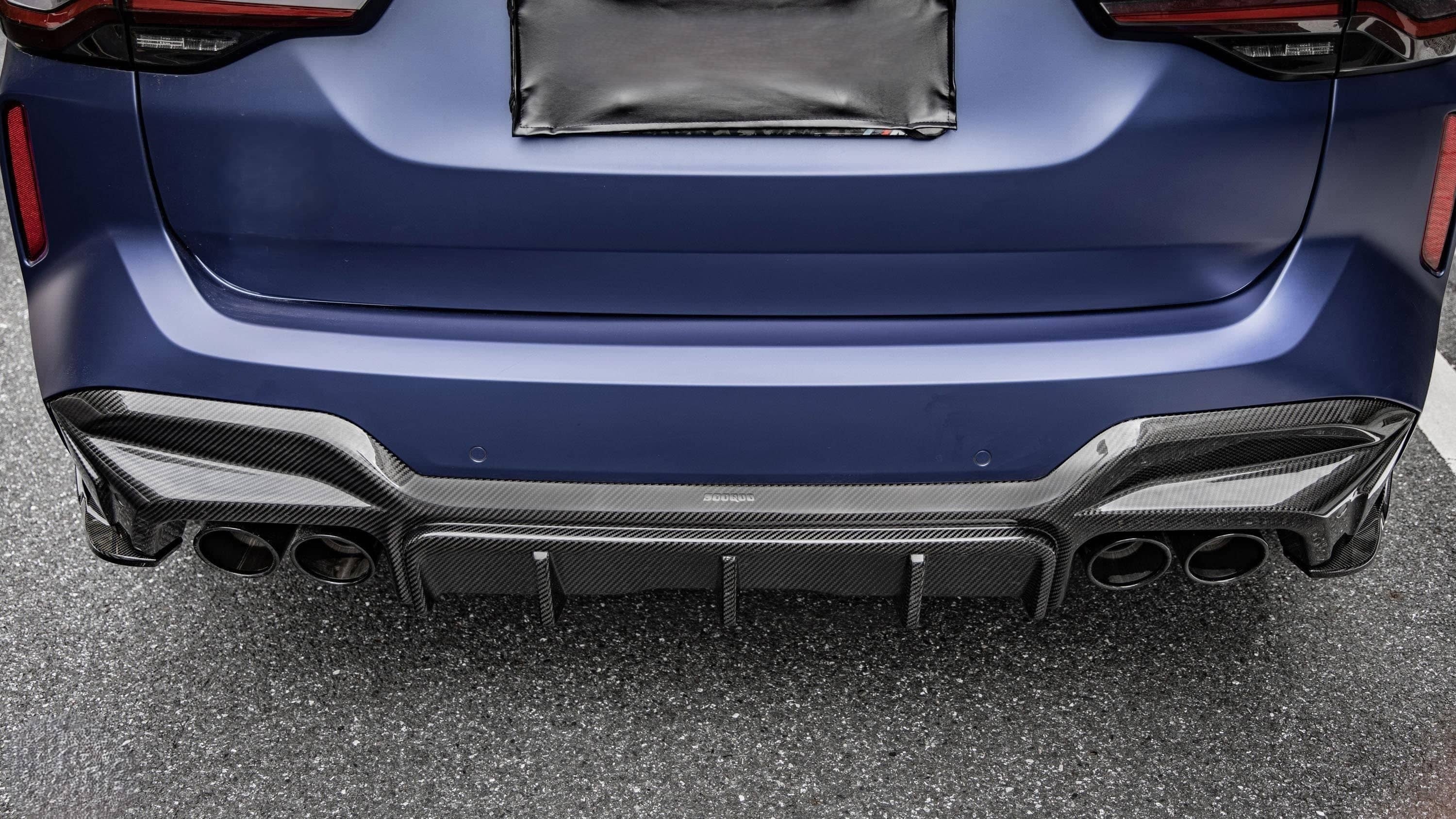 F97 X3M LCI SQ Style Dry Carbon Diffuser