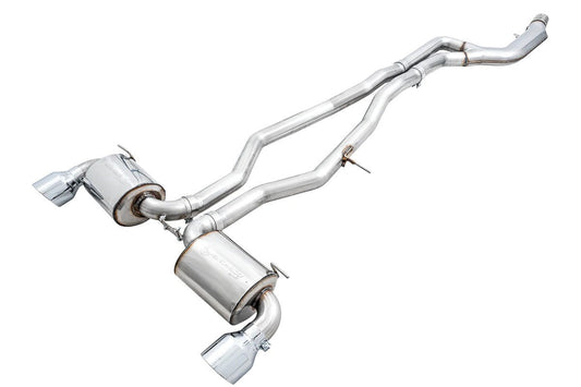 AWE Non-Resonated Touring Edition Exhaust - 2020-2024 Toyota GR Supra