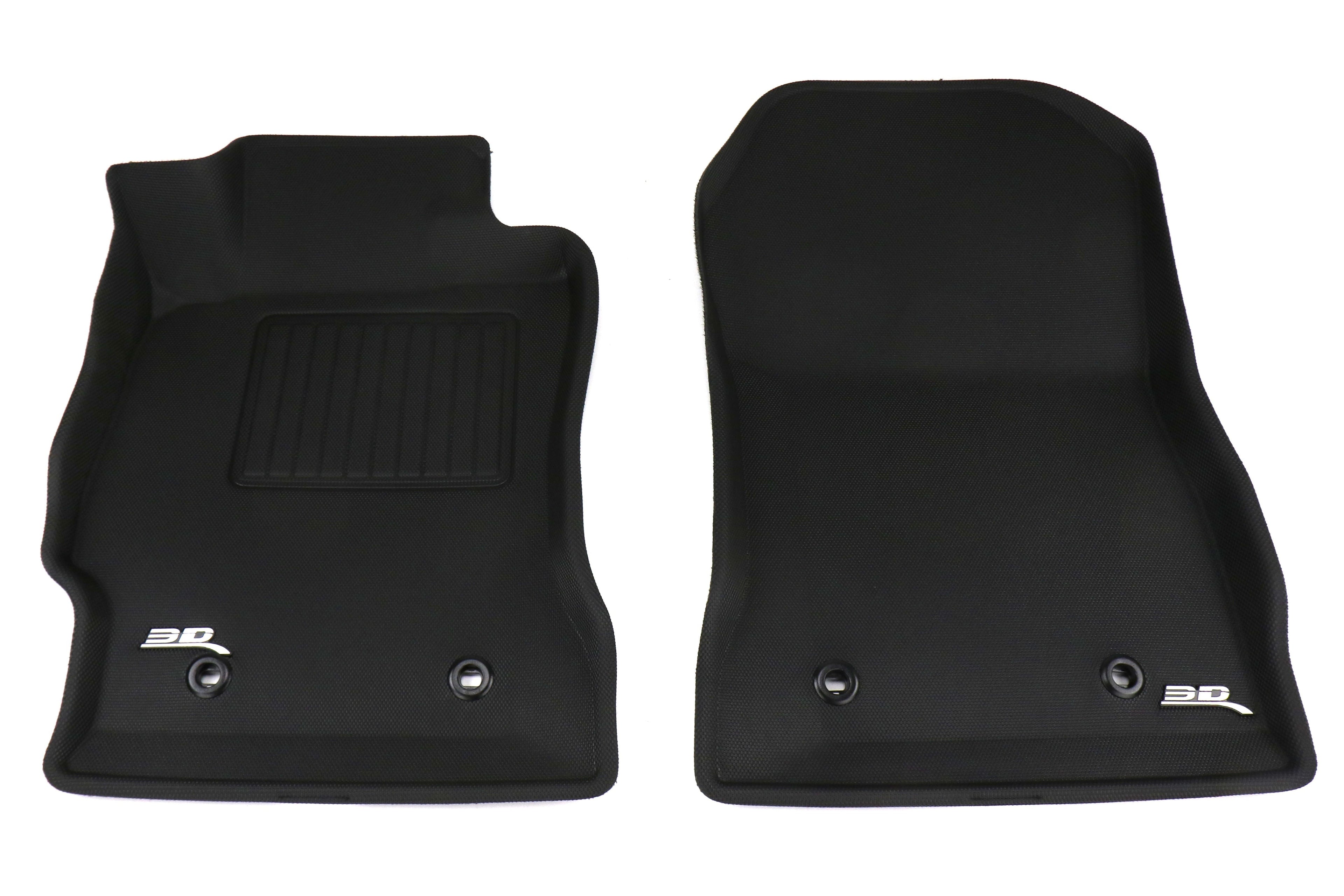 3D MAXpider Heavy Duty All Weather Floor Mats (Black) - Front Row - 2013-2016 Scion FR-S / 2013-2020 Subaru BRZ / 2017-2020 Toyota 86