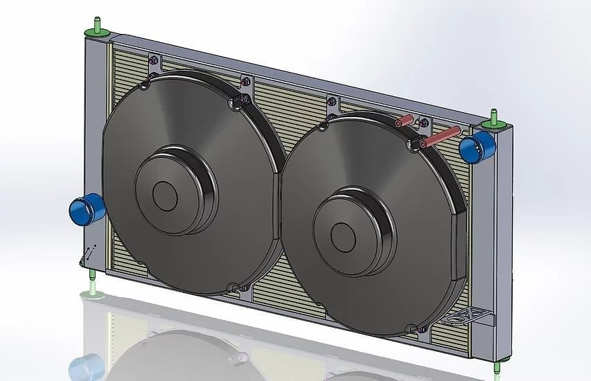 Verus Engineering High-Performance Denso Radiator - 2013-2021 Scion FRS / Subaru BRZ / Toyota 86