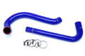 HPS Blue Reinforced Silicone Radiator Hose Kit Coolant Jeep 87-95 Wrangler YJ 2.5L