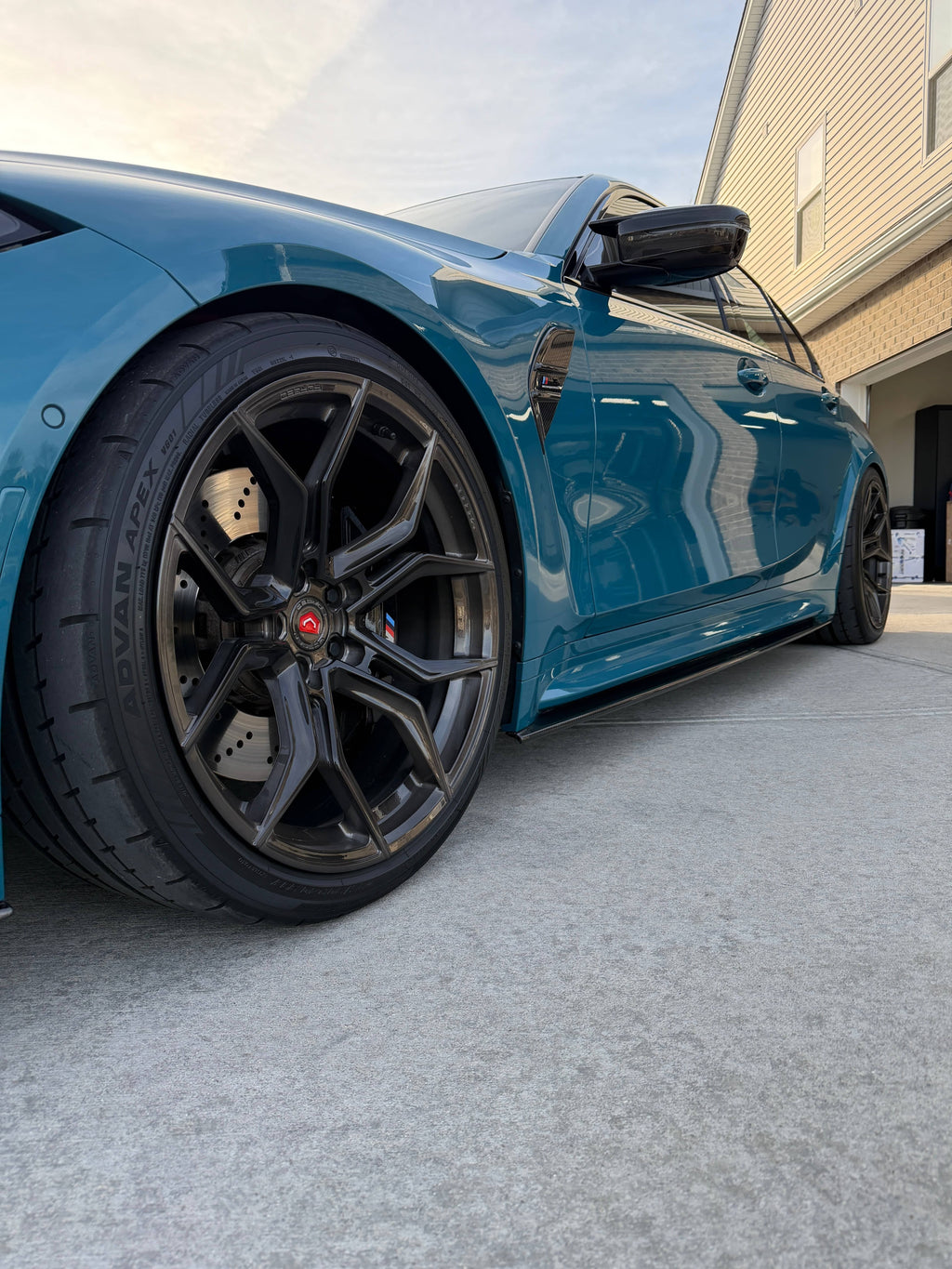 G8X Dry Carbon Fiber Side Skirt Extensions