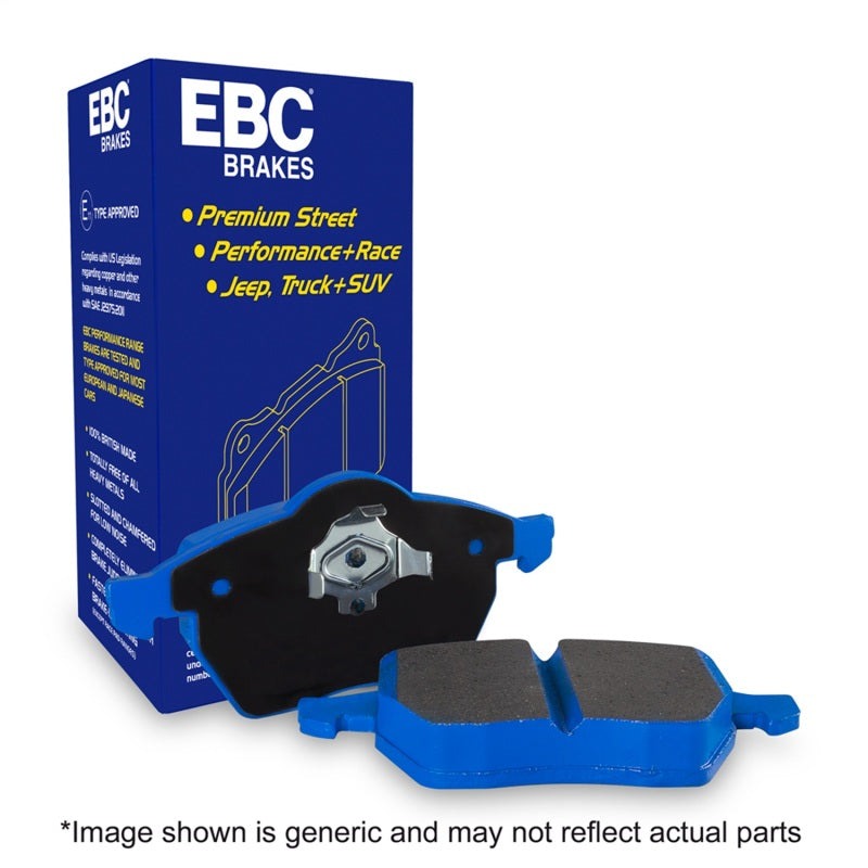 EBC Bluestuff Rear Brake Pads - 2013-2026 Subaru BRZ / Toyota GT/GR86 / Scion FR-S (Non Brembo)