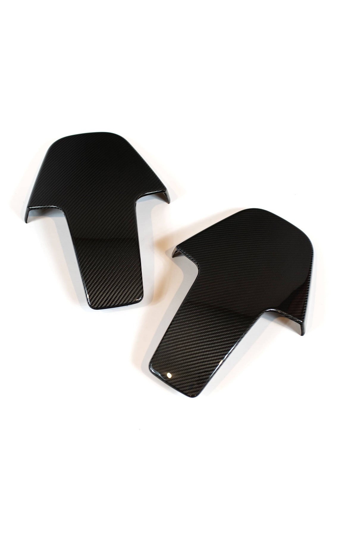 G8X Dry Carbon Fiber Head Rest Covers