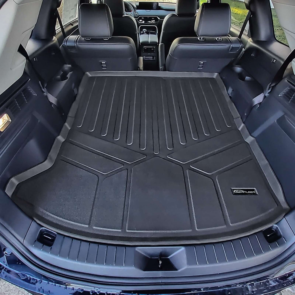 SMARTLINER Floor Liners for 2024-2026 Mazda CX-90 Plug-In Hybrid (Only Fits 2nd Row Bucket Seats With Center Console)