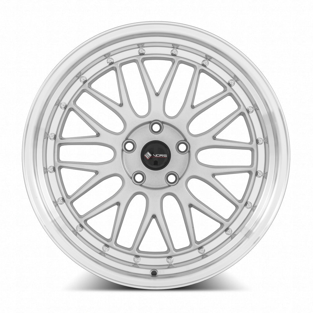 VORS VR8 18" 5x112 Silver Machined Lip