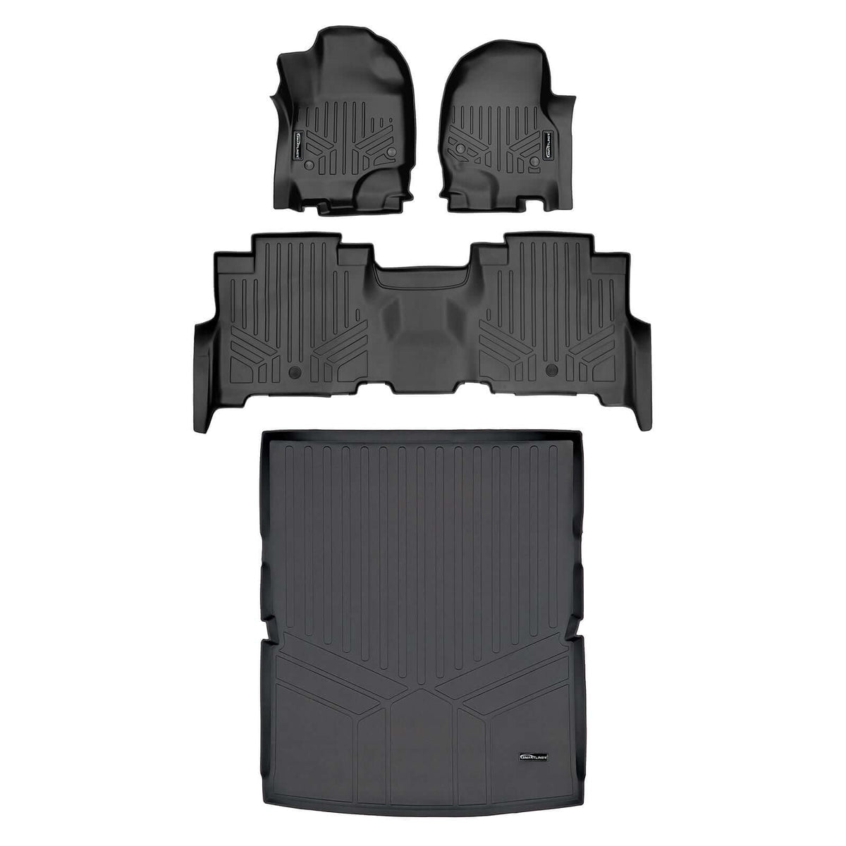 SMARTLINER Floor Liners for 2018-2024 Ford Expedition Max/Lincoln Navigator L ((2nd Row Bench))