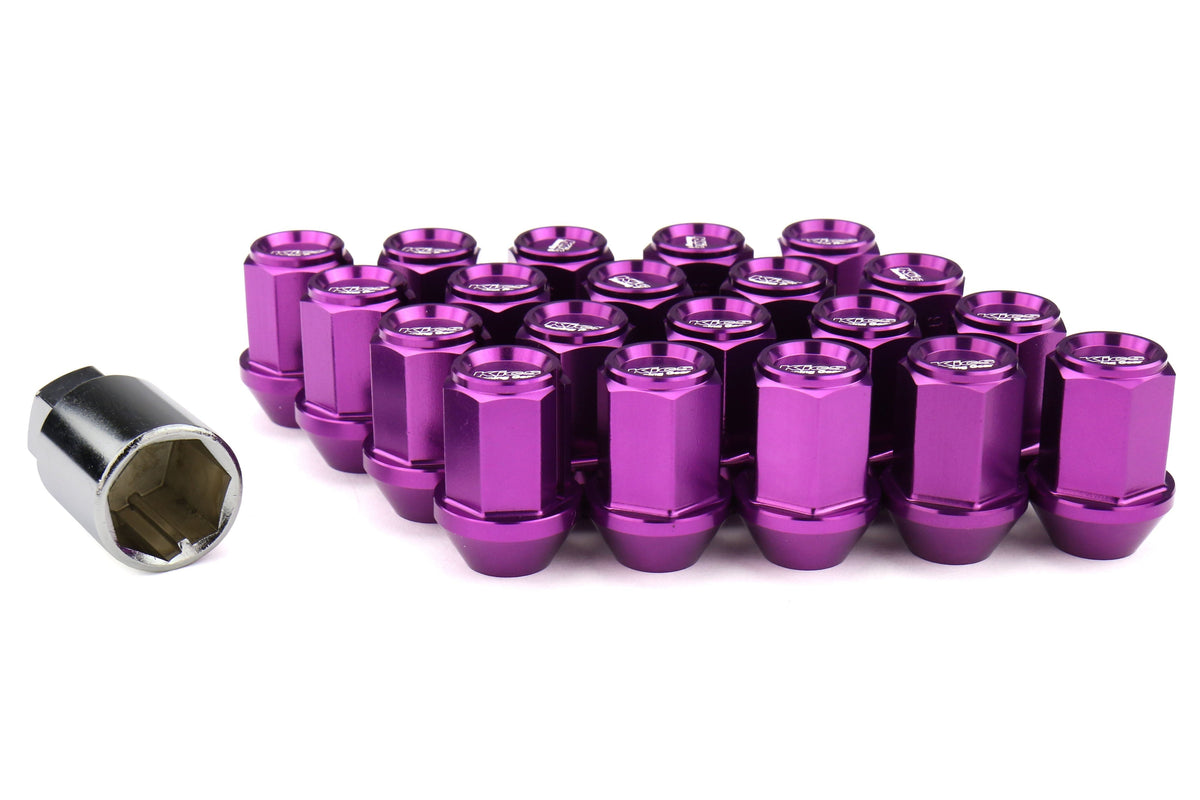 Project Kics Leggdura Racing Lug Nuts Purple M12X1.25 - Universal