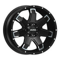 18x9 Ultra 209BK Bent 7 6X5.50 +12