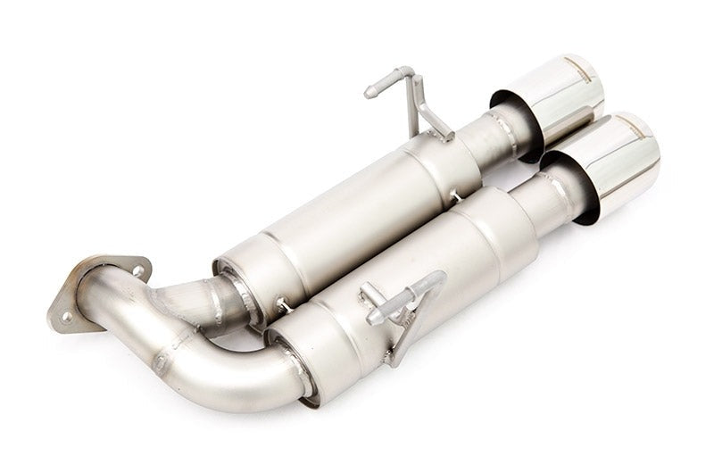 CP-E Austenite Axle Back Quad Mufflers 4in Titan Tips - 2015-2021 Subaru WRX / STI