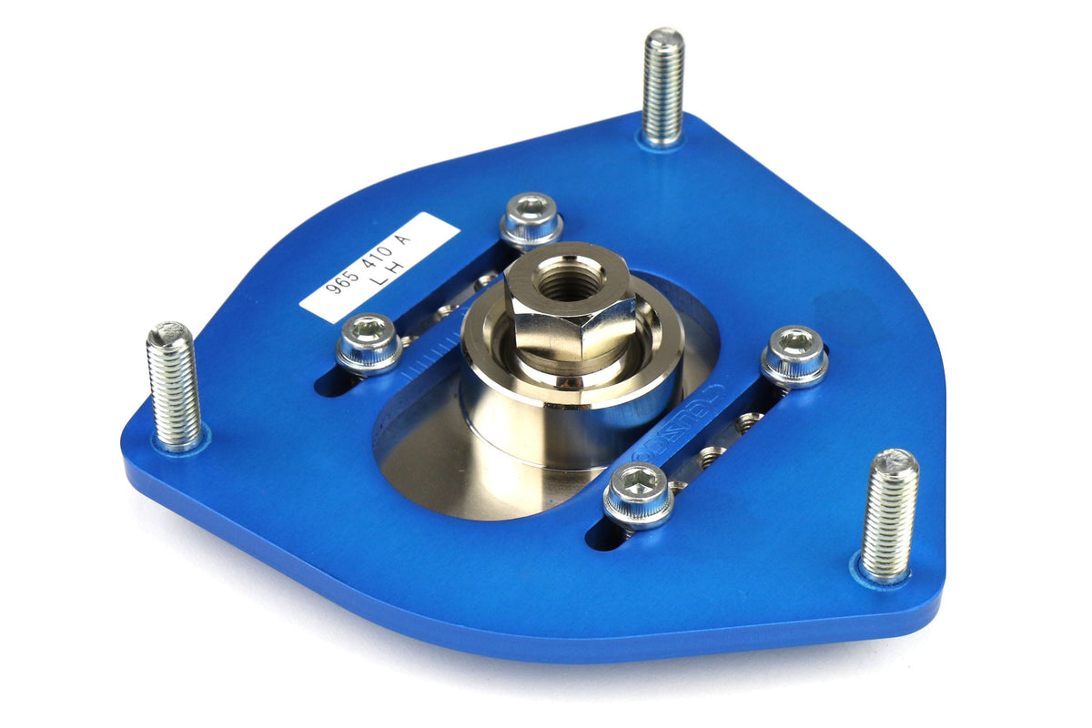Cusco Front Adjustable Pillow Ball Upper Mount Camber Plates - 2013-2016 Scion FR-S / 2013-2020 Subaru BRZ / 2017-2019 Toyota 86