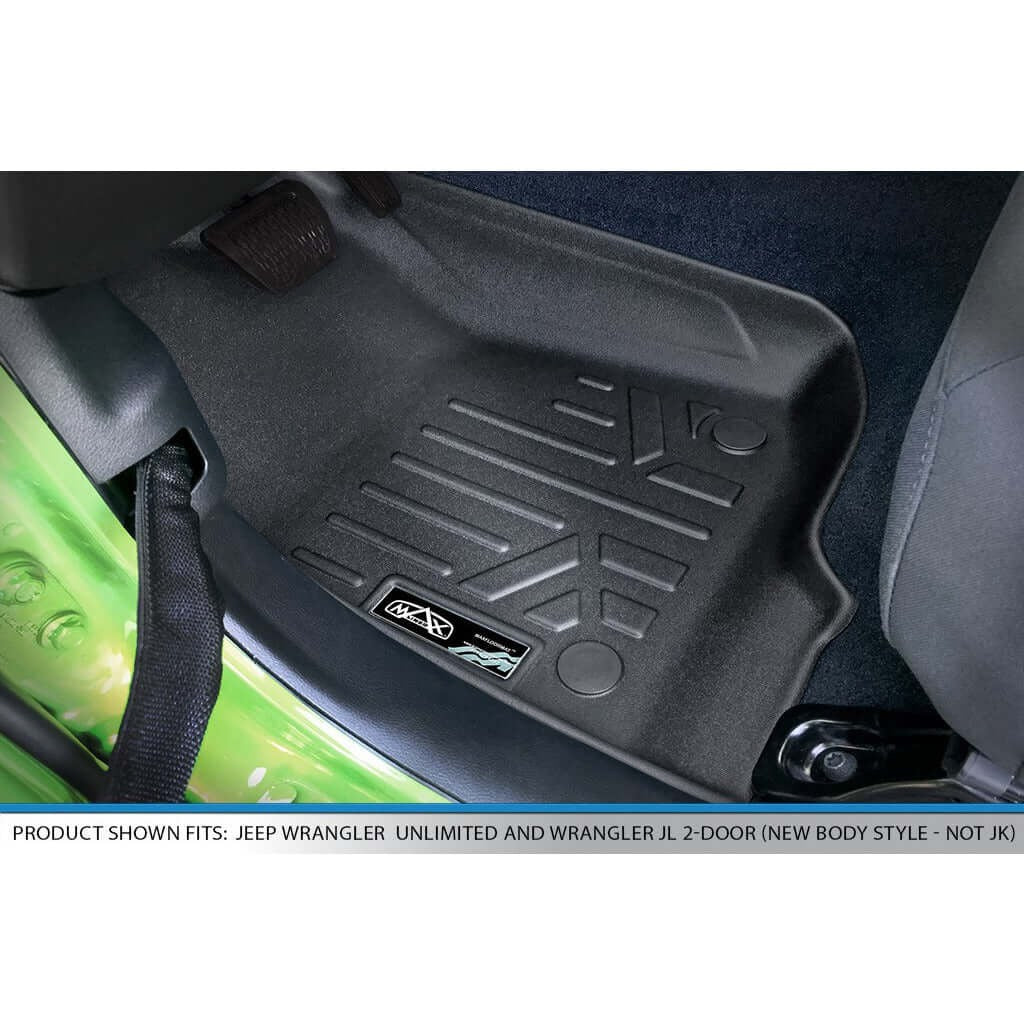SMARTLINER Floor Liners for 2018-2026 Wrangler JL Unlimited (No Sub and No Flat Load Floor)