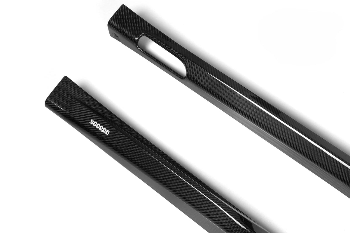 22+ G01/G02 LCI SQ Style Dry Carbon Side Skirts