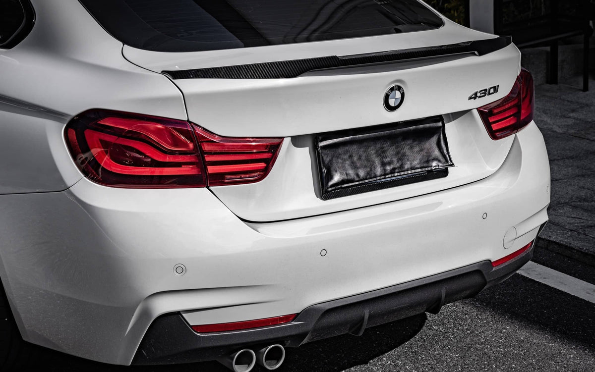 F3X M4 Style Dry Carbon Spoiler