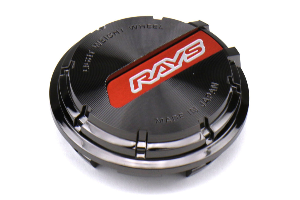 Rays Gram Lights 57CR / 57DR GL Center Cap-Black - Black-Red