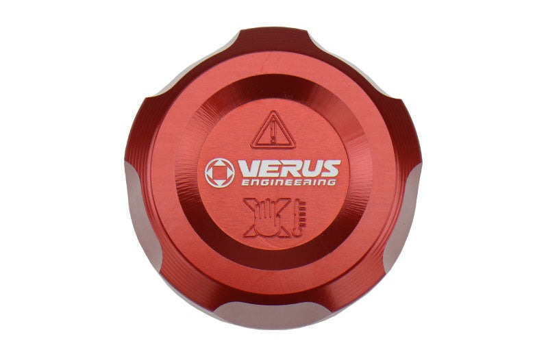 Verus Engineering Heat Exchanger Cap Red 2020 Toyota Supra - 2020+ A90 Supra