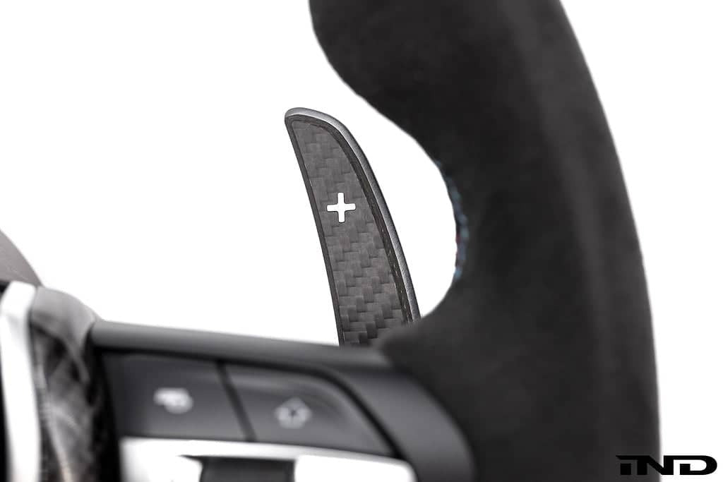 JQ Werks / MadTrace BMW F-Chassis Clubsport Magnetic Shift Paddle Set - Carbon V2