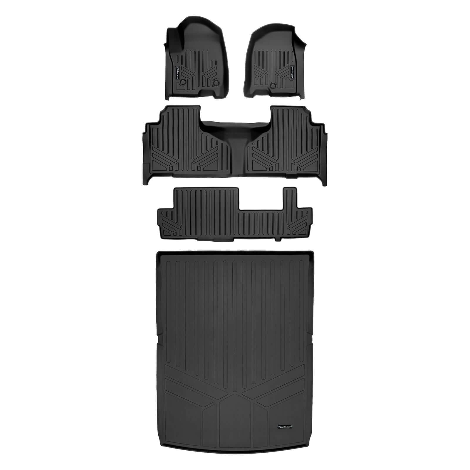 SMARTLINER Floor Liners for 2021-2026 GMC Yukon XL/ Yukon Denali XL (2nd Row Bench)