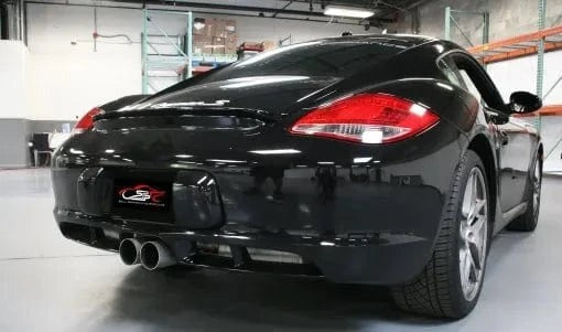 Porsche 987.2 Cayman / Boxster Valved Exhaust System -Slash Cut Single Wall