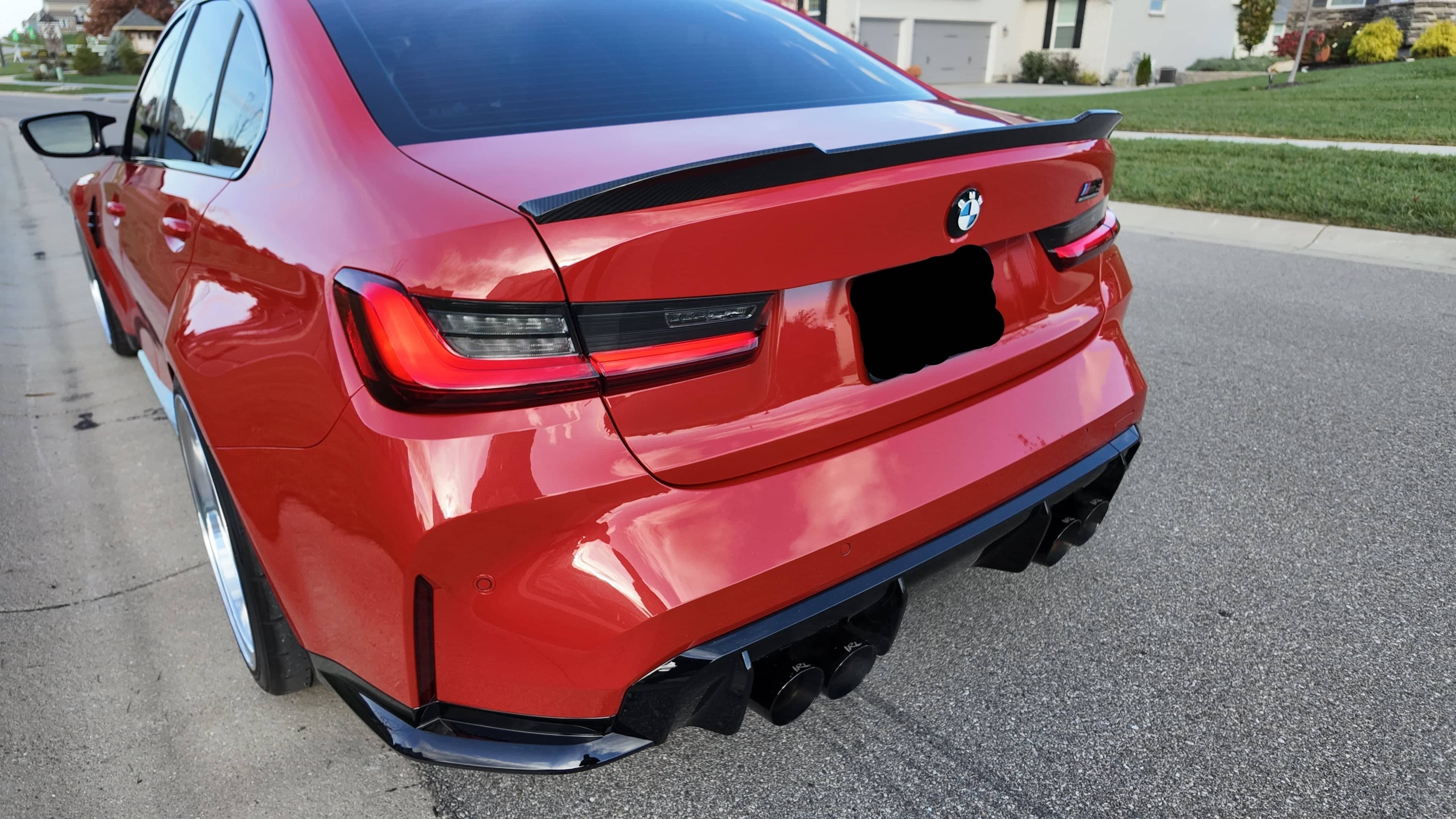 G80 Dry Carbon Fiber Rear CS Spoiler