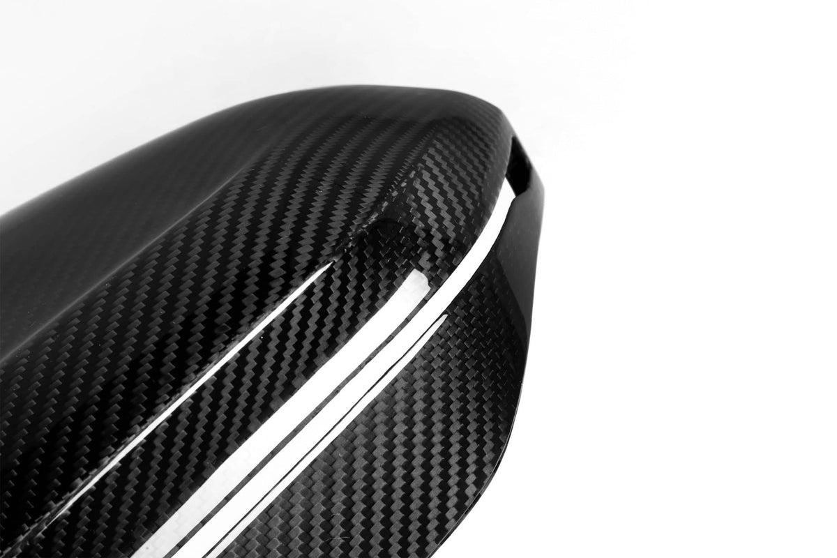 5 Series G60 M5 Style Dry Carbon Fiber Mirror Cover LHD