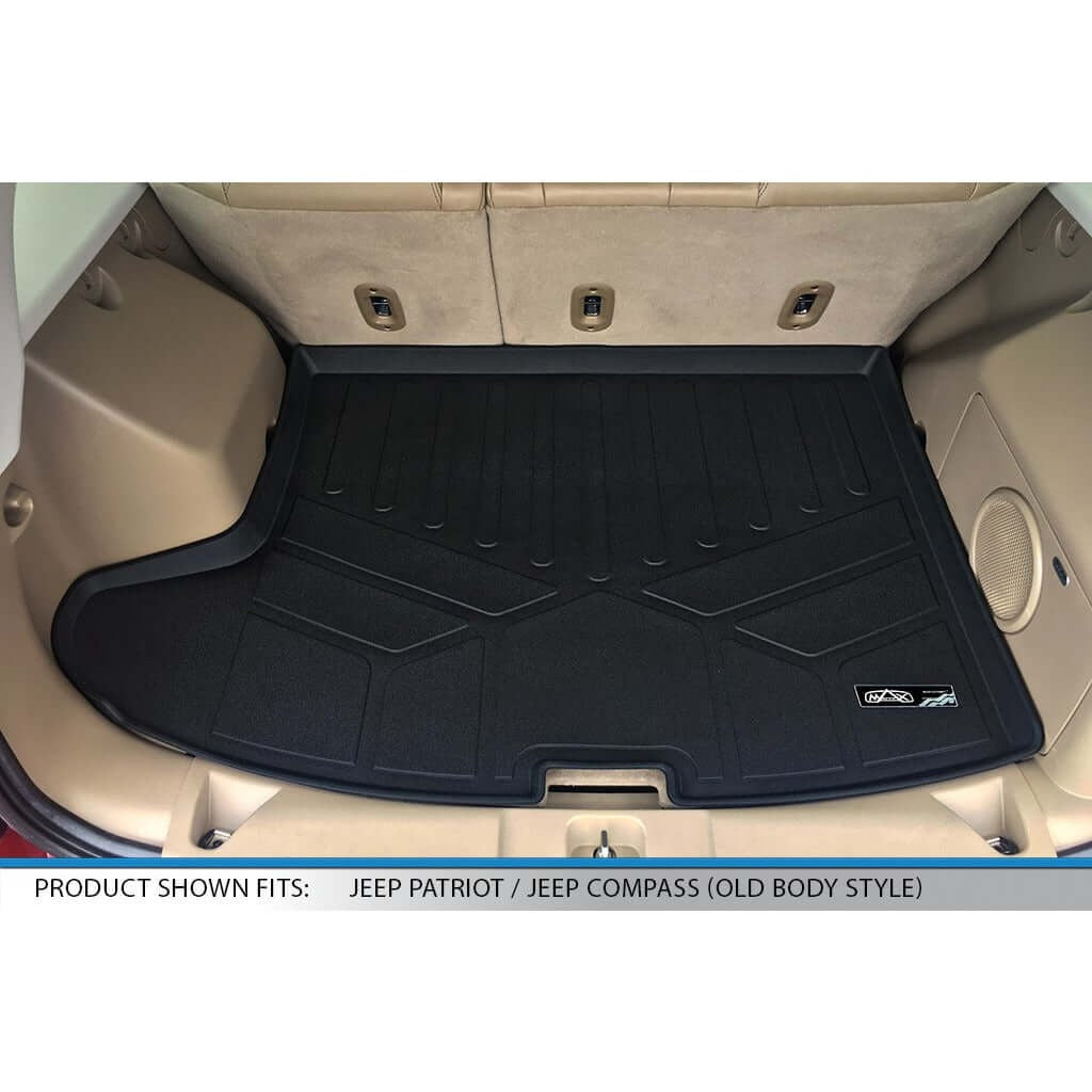 SMARTLINER Floor Liners for 2017 Jeep Patriot (with 1st Row Dual Driver Side Floor Hooks)