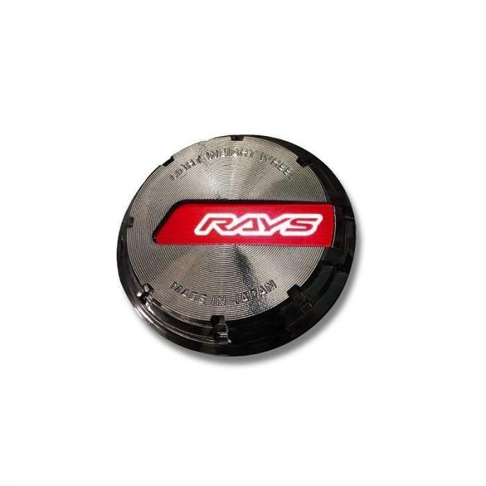 Rays Gram Lights 57CR / 57DR GL Center Cap-Black - Black-Red