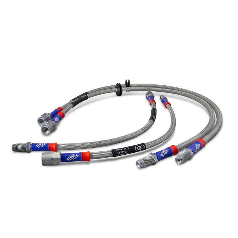EBC 12-16 Scion FR-S 2.0L (w/Solid Rear Rotors) Stainless Steel Brake Line Kit