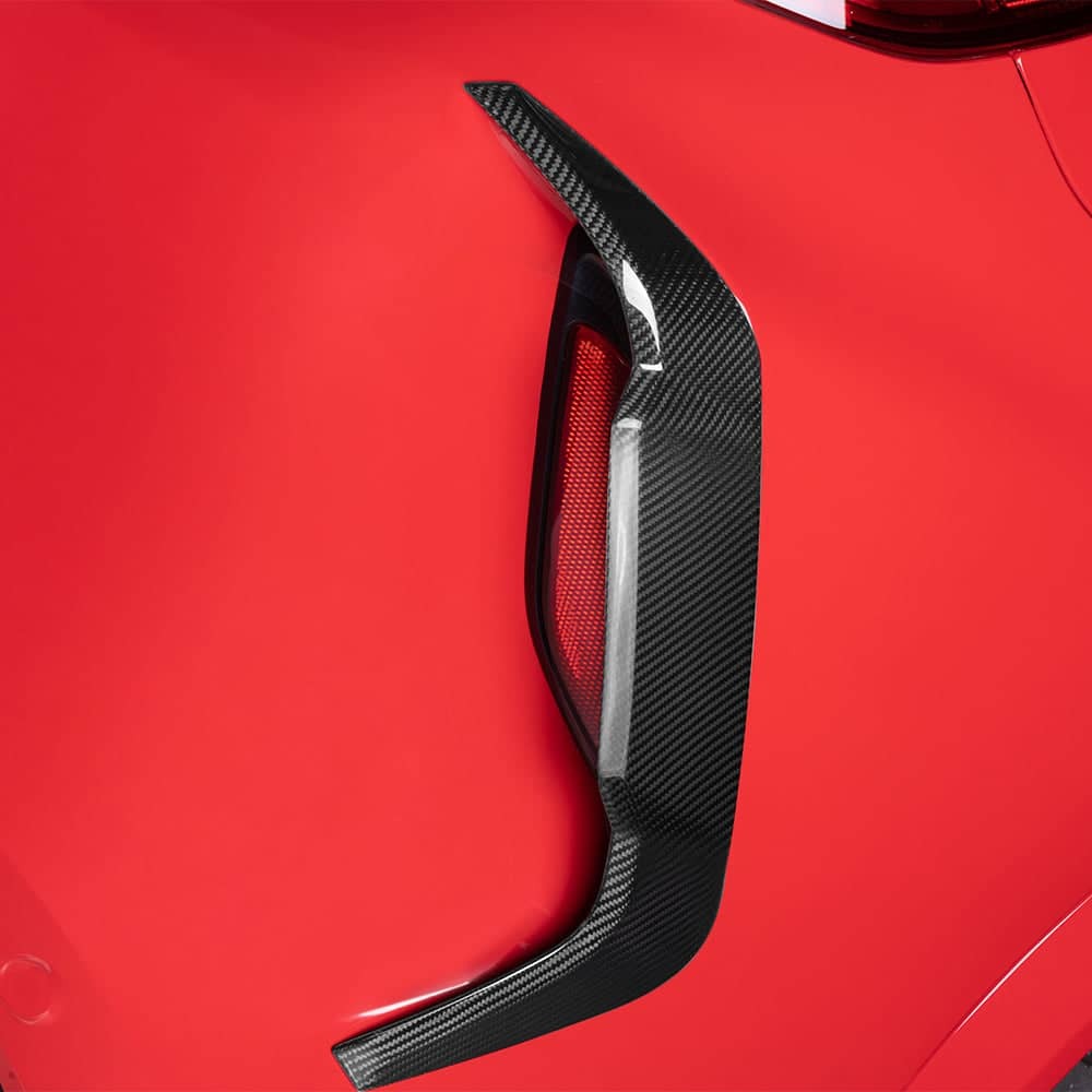 X6M F96 SQ Style Dry Carbon Fiber Rear Vent Trim