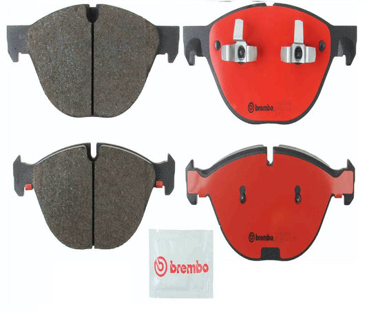 BMW X5 xDrive50i Front Ceramic Brake Pad Set By Brembo 34116791514