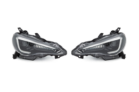 OLM Sequential Style Headlights w/ 6000k HID - 13+ FT86 / BRZ