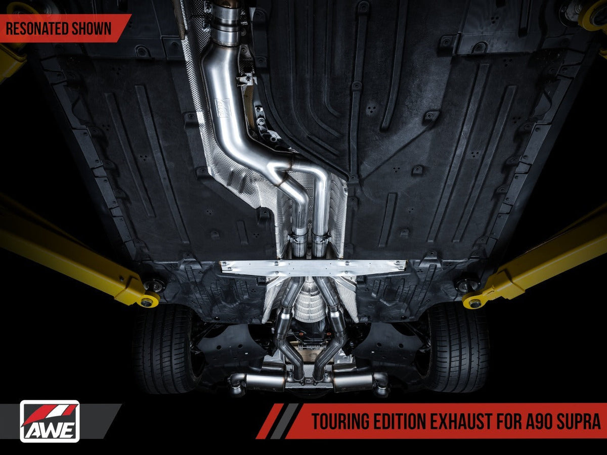 AWE Non-Resonated Touring Edition Exhaust - 2020-2024 Toyota GR Supra