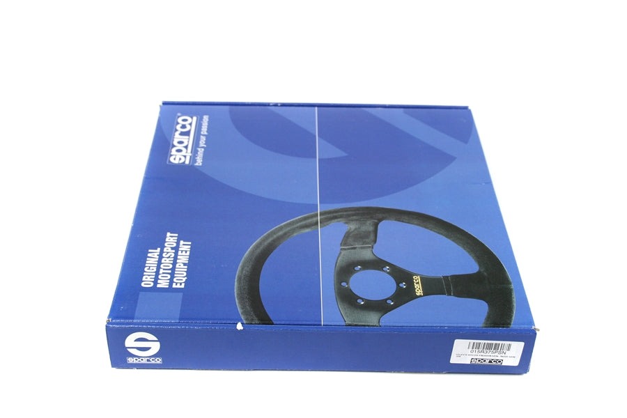 Sparco 375 Black Suede Steering Wheel - Universal