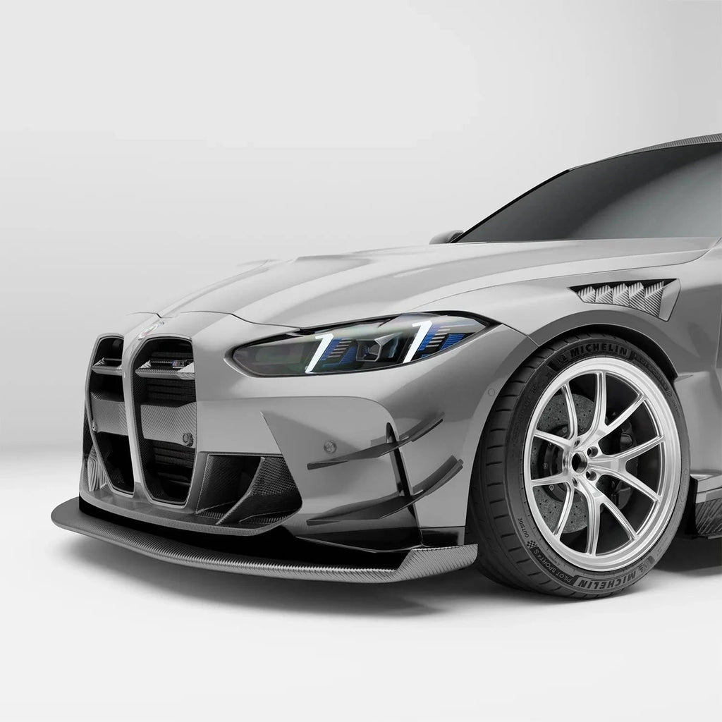 Revozport Carbon Fiber Front Air Dam for BMW G80 G81 M3 G82 G83 M4 2021-2024