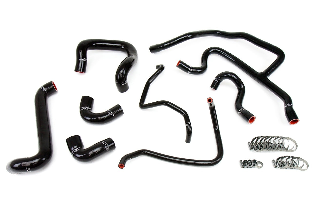 HPS Reinforced Black Silicone Radiator Hose + Heater Hose Kit Coolant BMW 88-92 E30 325i 325is 325ix 2.5L US Spec