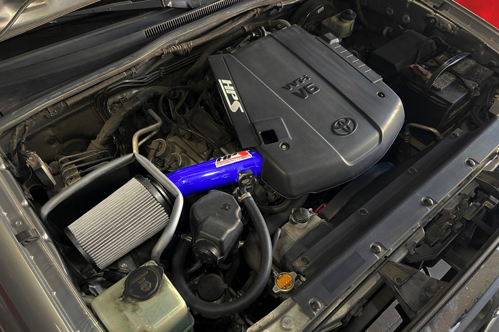 HPS Performance Air Intake Kit Toyota 2012-2015 Tacoma 4.0L V6, Includes Heat Shield, 827-718