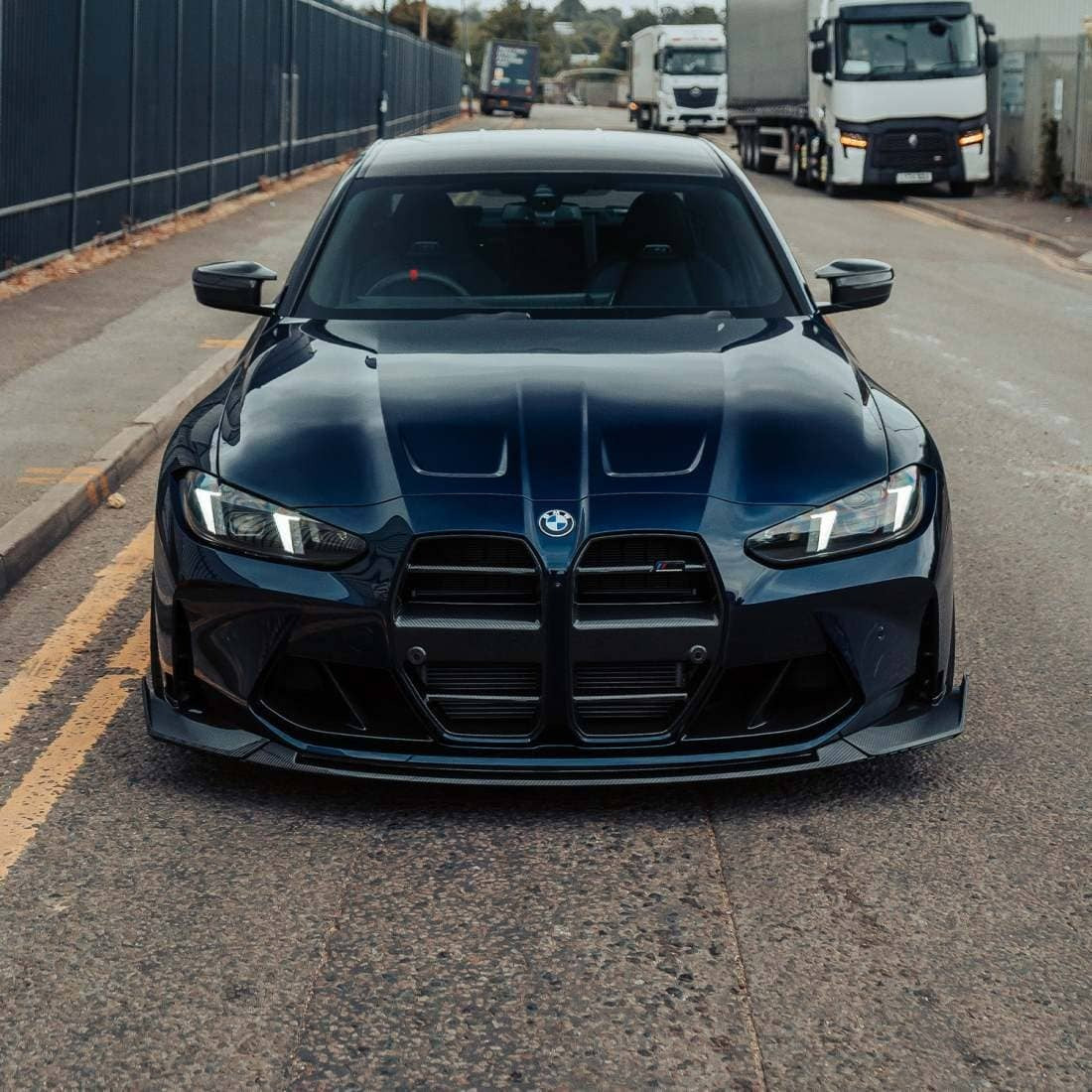 G8X OEM CS Style Dry Carbon Fiber Front Lip