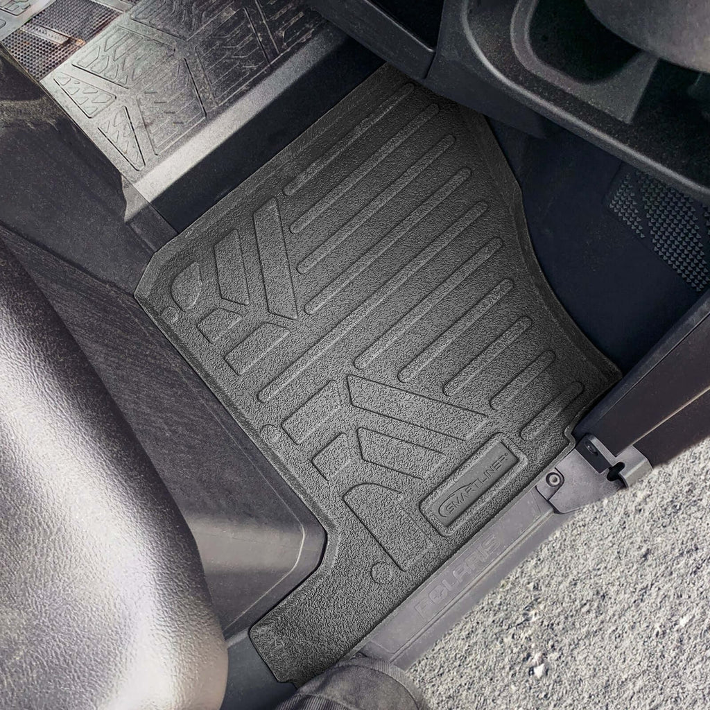 SMARTLINER Rugged Rubber Floor Liners For 2018-2026 Polaris Ranger 1000 (6 Seater)