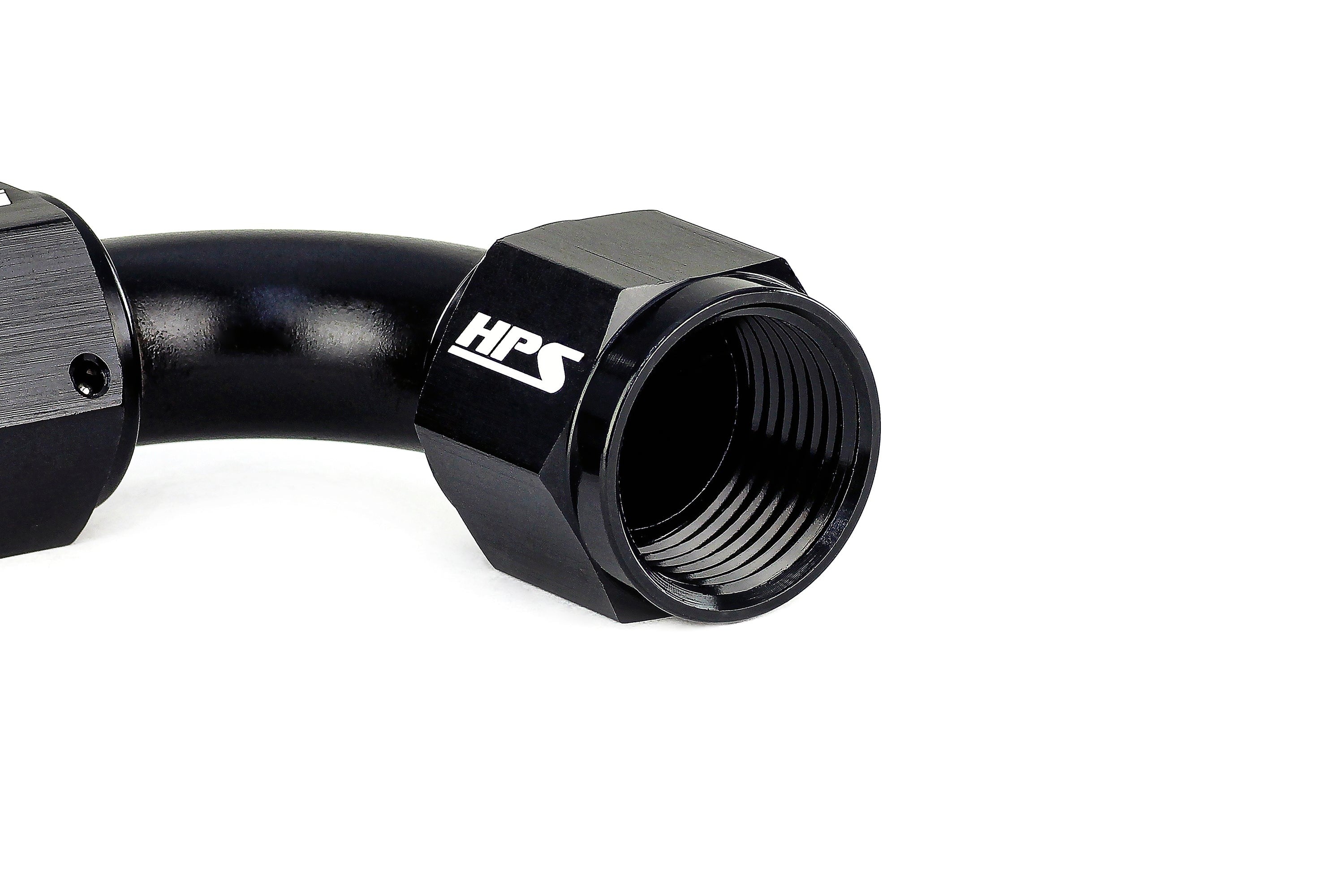 HPS Performance AN Female to Female Swivel Coupling Adapter, Aluminum, Black