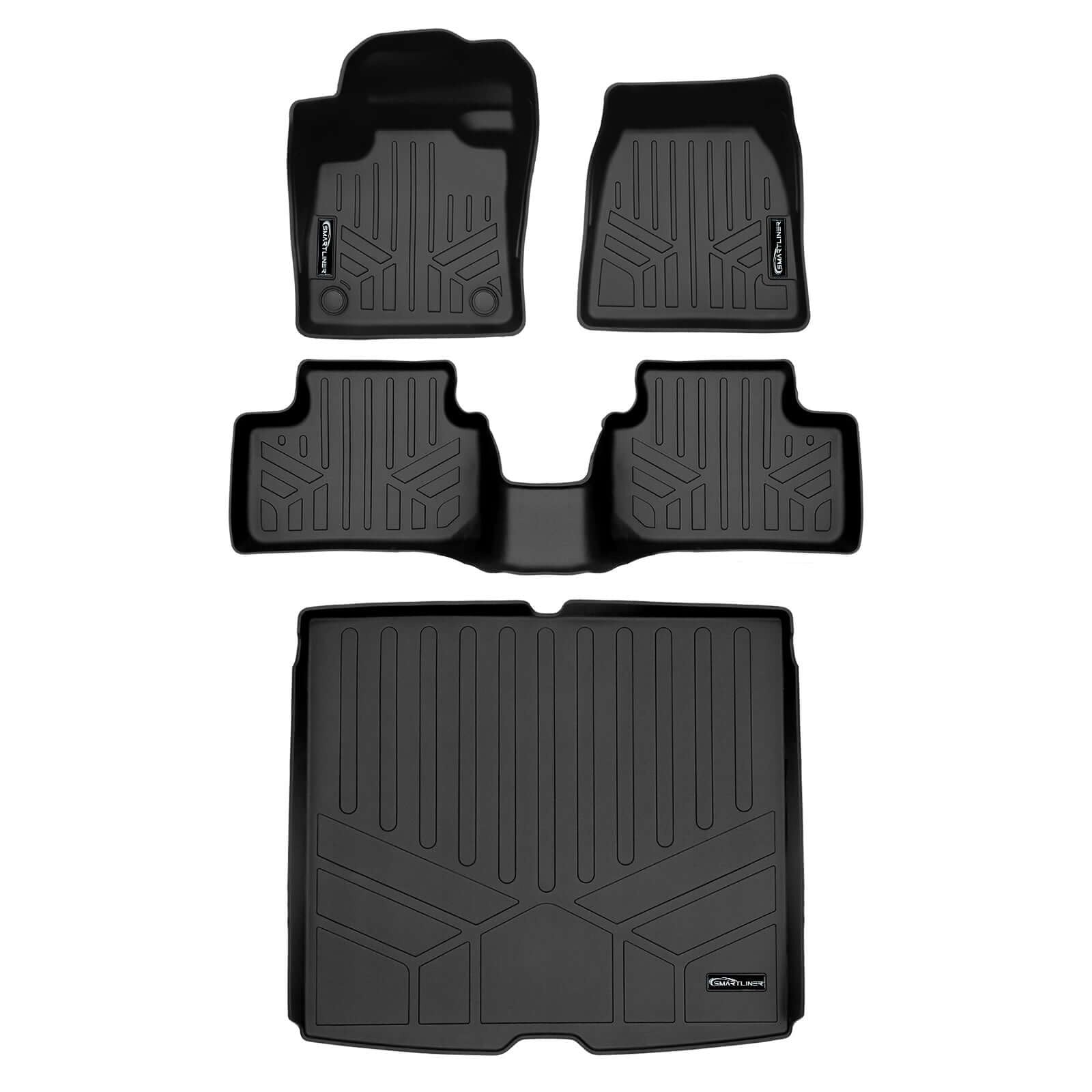SMARTLINER Custom Fit Floor Liners For 2021-2024 Volvo XC40 Recharge|EX40 2025-2026