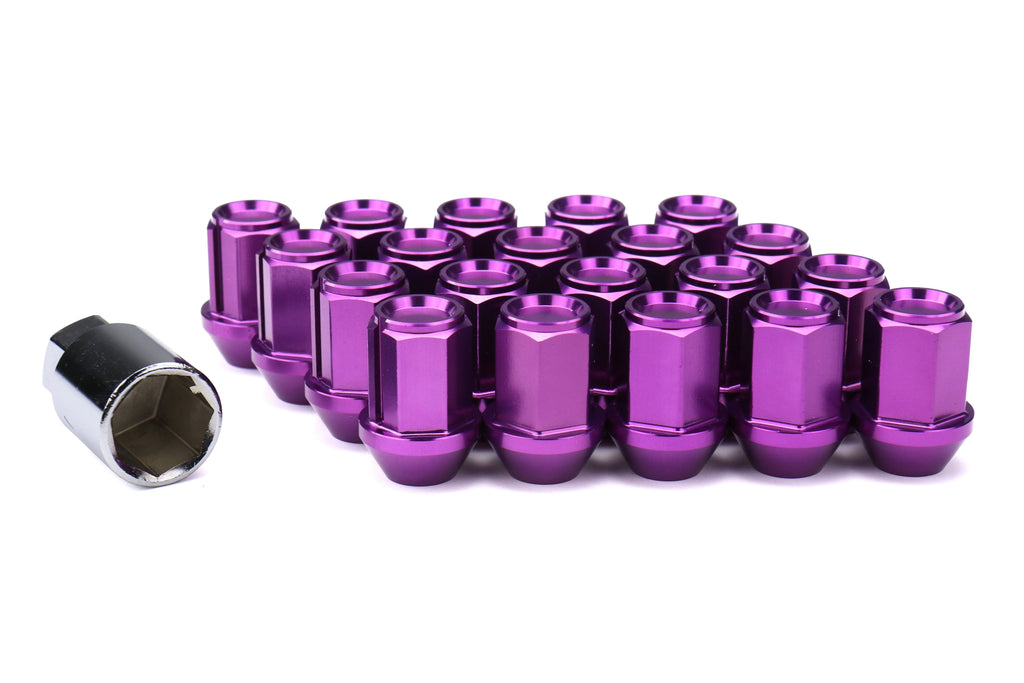 Project Kics Project Leggdura Racing Purple Lug Nuts 12x1.25 - Universal